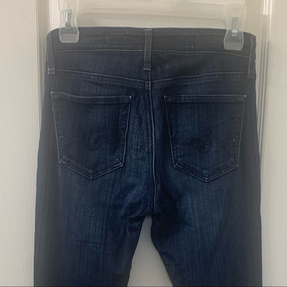 AG Adriano Goldschmied The Farrah Skinny Dark Wash Denim Jeans Women’s 24 - Picture 4 of 11